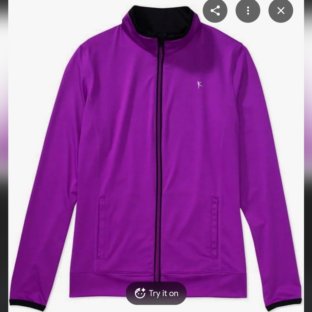 3 Items $15🌀Danskin Purple Full-Zip Performance Jacket XL (16-18)